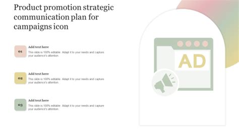 Product Promotion Strategic Communication Plan For Campaigns Icon