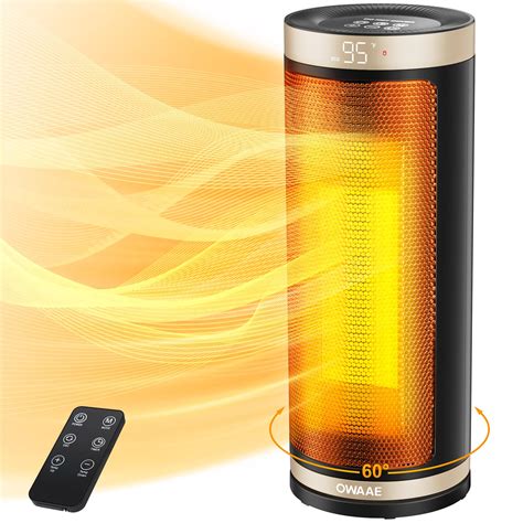 Space Heater Indoor, OWAAE 1500W PTC Portable Electric Heater with