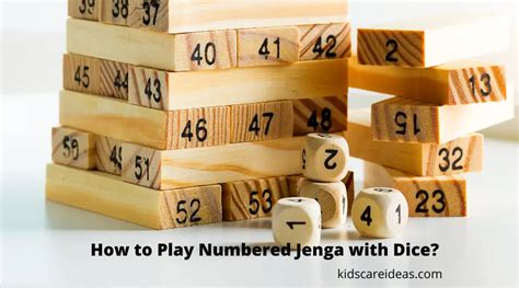 How To Play Numbered Jenga With Dice With 124 Dice
