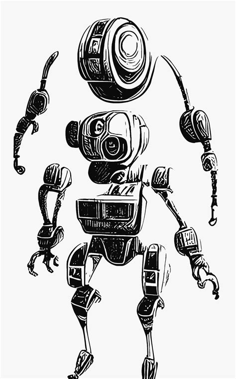 Robot Concept Art Asset Sci Fi Collection Vol 1 10471893 Vector Art At