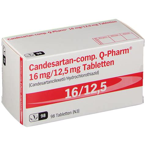 Candesartan Comp Q Pharm Mg Mg St Mit Dem E Rezept Kaufen