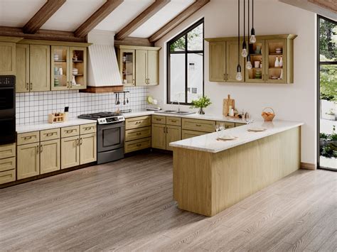 ‌Noble Shaker Honey Wheat Kitchen Cabinets | Pre-Assembled