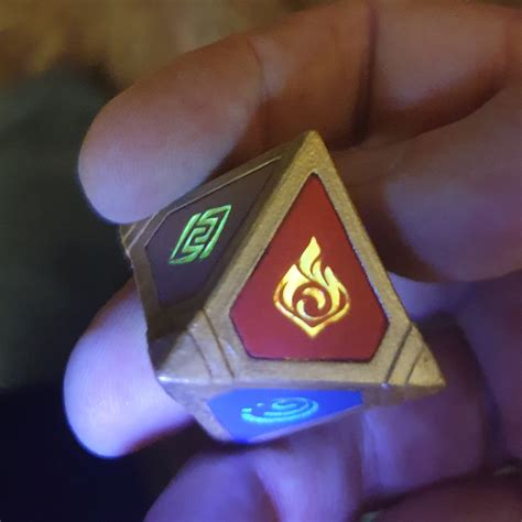 🎲 Genius Invokation TCG Dice - Genshin Impact・Free 3D File for ・Cults