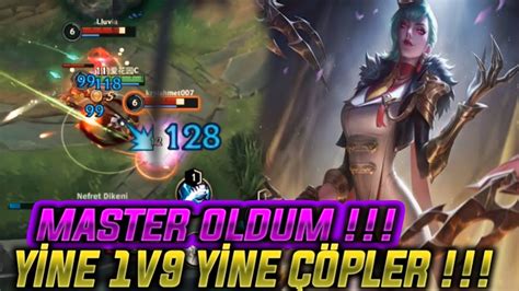 Wild Rift MASTER OLDUM YÜKSEK ELO YİNE 1V9 YİNE KÖTÜLER BİR