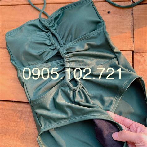 Mua Bikini một mảnh hot 2023 Den House bikini đi biển dây đan thân trước siêu tôn dáng giá rẻ