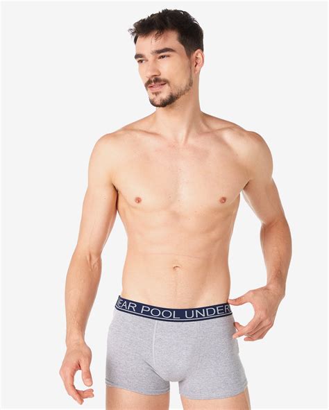 Riachuelo Cueca Boxer Malha Cinza Mescla Pool By Riachuelo