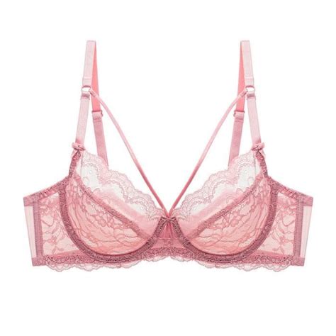 Ensemble Lingerie Femme Dentelle Sexy KJEHOME Rose Tissu Respirant Maintien Parfait Rose