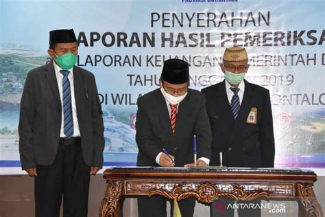 Laporan Pengelolaan Keuangan Gorontalo Utara Raih Predikat Wtp Antara