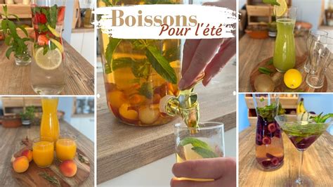 Eaux aromatisées fruitées maison 5 recettes rafraîchissante pour l