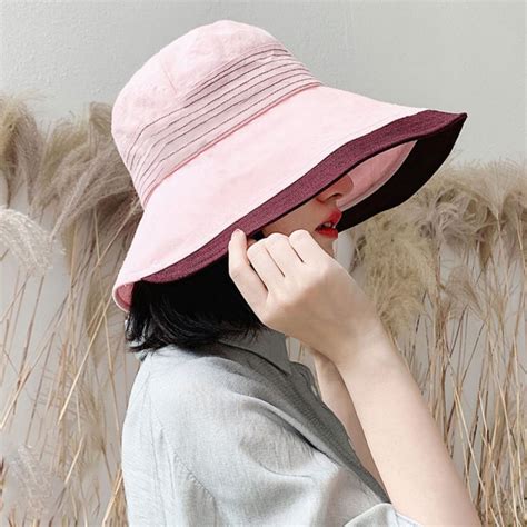 Sun Hat For Women Men Fishing Hat Sun Protection Wide Brim Bucket Hat