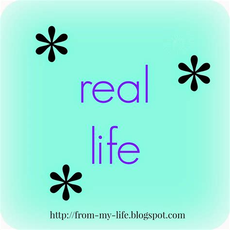 Bits and Pieces From My Life: real life {week 1}