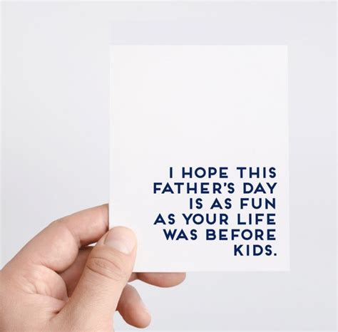 Father's Day Card Life Before Kids Funny Father's