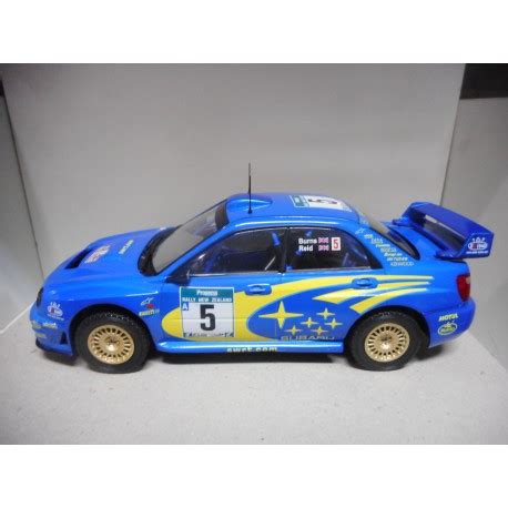 SUBARU IMPREZA WRC RALLY NEW ZEALAND 2001 R BURNS 1 18 ALTAYA IXO BCN