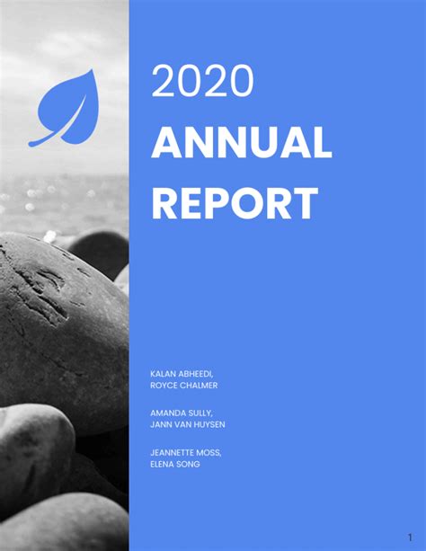 20 Professional Report Cover Page Examples & Templates - Venngage
