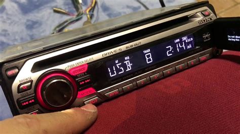 Autoradio Sony CDX GT420U Parte 1 YouTube