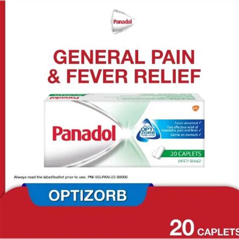 Jual Panadol With Optizorb Caplets Singapore Shopee Indonesia