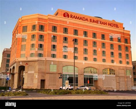 ramada jumeirah hotel  dubai uae stock photo alamy