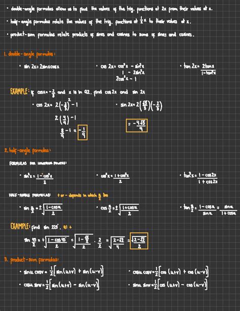 Section 5 5 Multiple Angle And Product To Sum Formulas 7