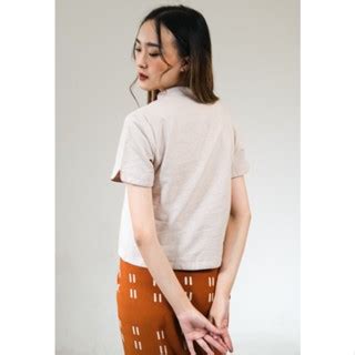 Jual Kichi Batik Blouse Kebaya Eden Nude Shopee Indonesia