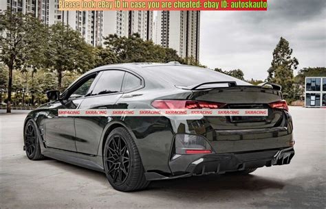 For 2021 23 BMW G26 430i GRAN Coupe I4 Carbon Fiber Rear Spoiler Trunk