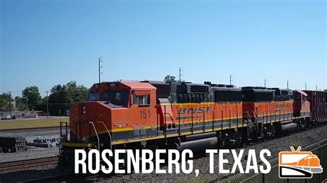 RECORDING Lunchtime Railfanning In Rosenberg TX YouTube