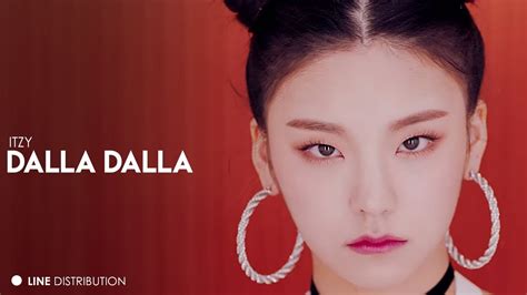 ITZY DALLA DALLA Line distribution Distribuição De Linhas YouTube