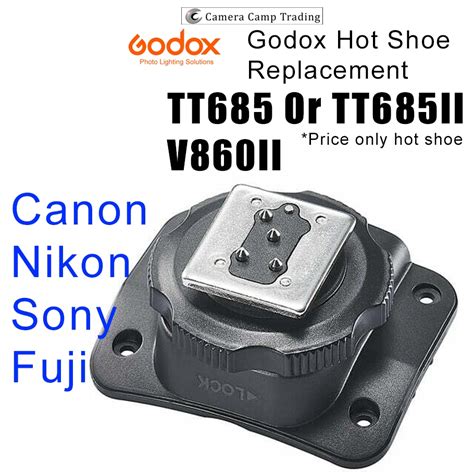 Godox Hot Shoe Replacement For Sony Flash Upgrade To Metal Hot Shoe Tt New
