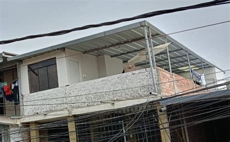 Instalación fabricación de sobre techos metálicos lluvia Piura