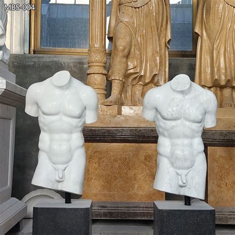 Natural Marble Naked Male Torso Statue Factory Supply On Sale