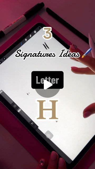 H Letter Signature Ideas