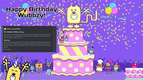 Wow Wow Wubbzy Birthday Party Happy Birthday Card