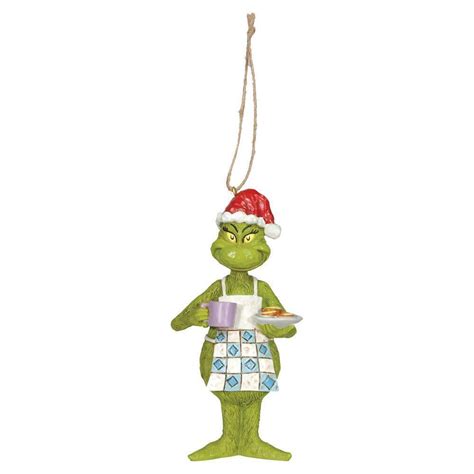Grinch Cookies And Cocoa Hanging Ornament Christmas Presence