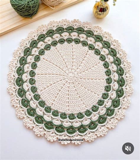 Pin Von Estelasolanoc Auf CENTROS DE MESA EN CROCHET Tischdeckchen