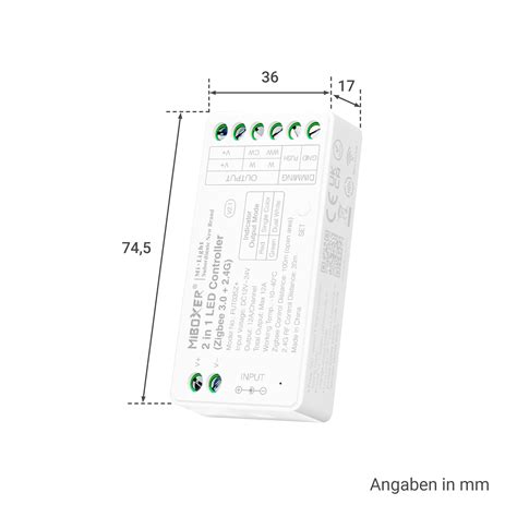 Miboxer Zigbee Ghz Cct Led Controller In Einfarbig Dual