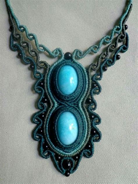 Macrame Necklace, Macrame Jewelry, Macrame Bracelets, Turquoise ...