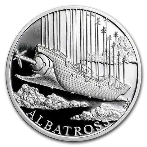 2018 Niue 1 oz Silver World of Jules Verne (Airship Albatross ...