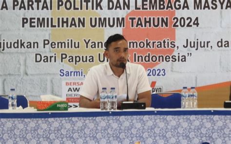 Jajaran Polres Sarmi Bekomitmen Menjaga Netralitas Di Pemilu 2024