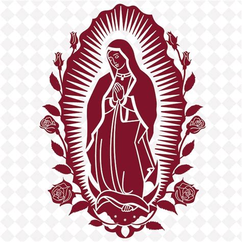 holy virgin guadalupe psd high quality  psd templates