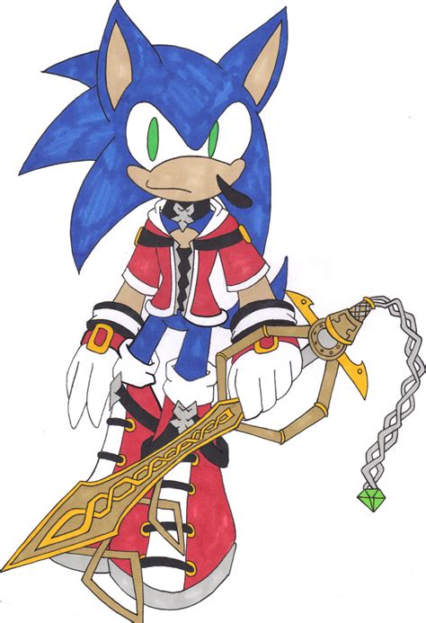 Keyblade Wielder Sonic By Tealadyc8lin On Deviantart
