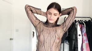 Transparent Lingerie Try On Haul