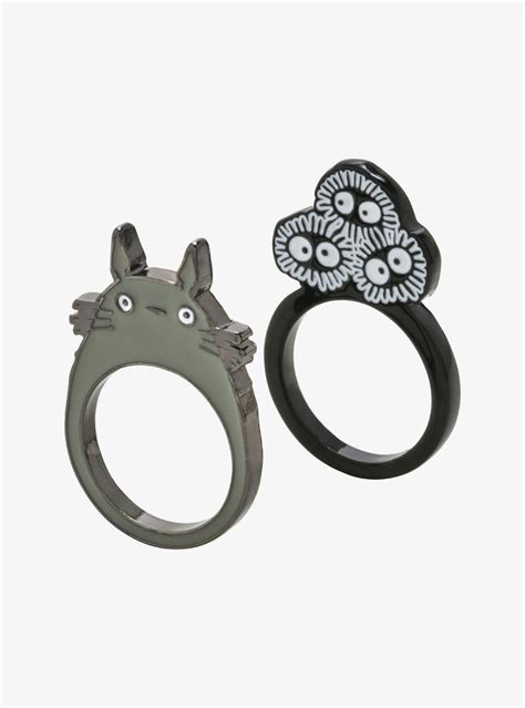 Studio Ghibli My Neighbor Totoro Best Friend Ring Set Hot Topic