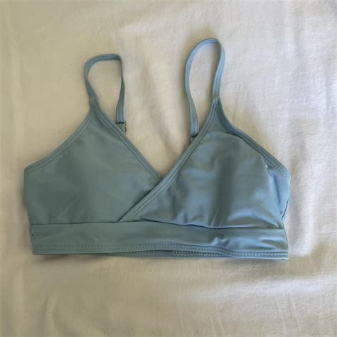 Blue Shein Bikini Top There Are Pads I Dont Know Depop