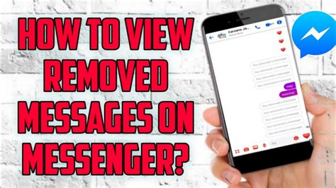 How To Read Deleted Messages In Facebook Messenger Easy 2020 Youtube