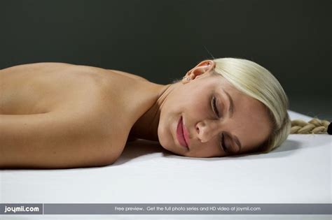 Smoking Hot Blonde With Luscious Tits Lays XXX Dessert Picture