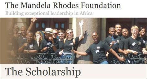 Mandela Rhodes Foundation Scholarship South Africa