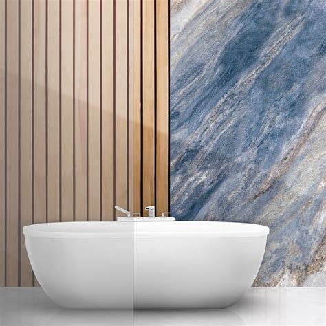 Гибкий мрамор для стен "Colored Marble 12", 2800х1160мм с глянцевым ...