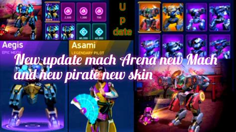 New Update Mech Arena New Mach And New Pirate New Skin 🥳🤯🎉 Mecharena