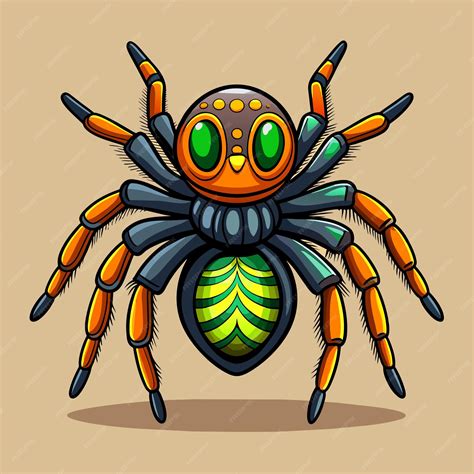 Desenhos De Aranha Infantil - Vector de desenhos animados de aranha brincalhão para atividades ...