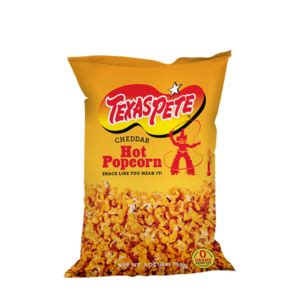 Cheddar Hot Popcorn Texas Pete