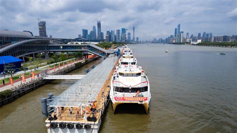 Ferry Links To Guangzhou Are Expected In The Coming Months